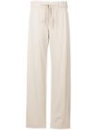 Vince Casual Straight Trousers - Nude & Neutrals
