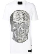 Philipp Plein Python Studded Skull T-shirt - White