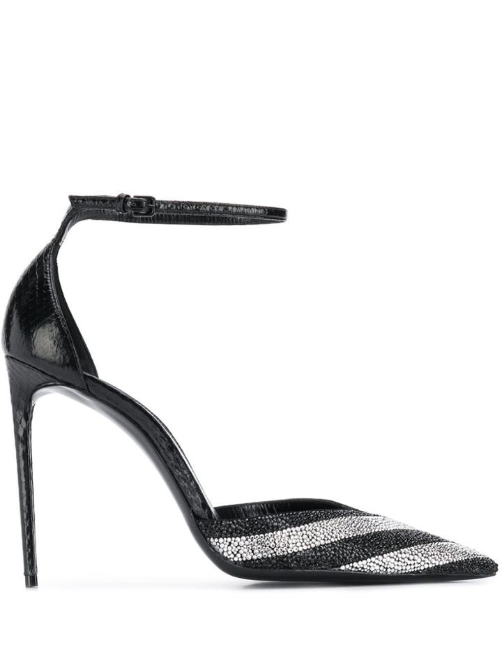 Saint Laurent Zoe 115 Pointed-toe Pumps - Black