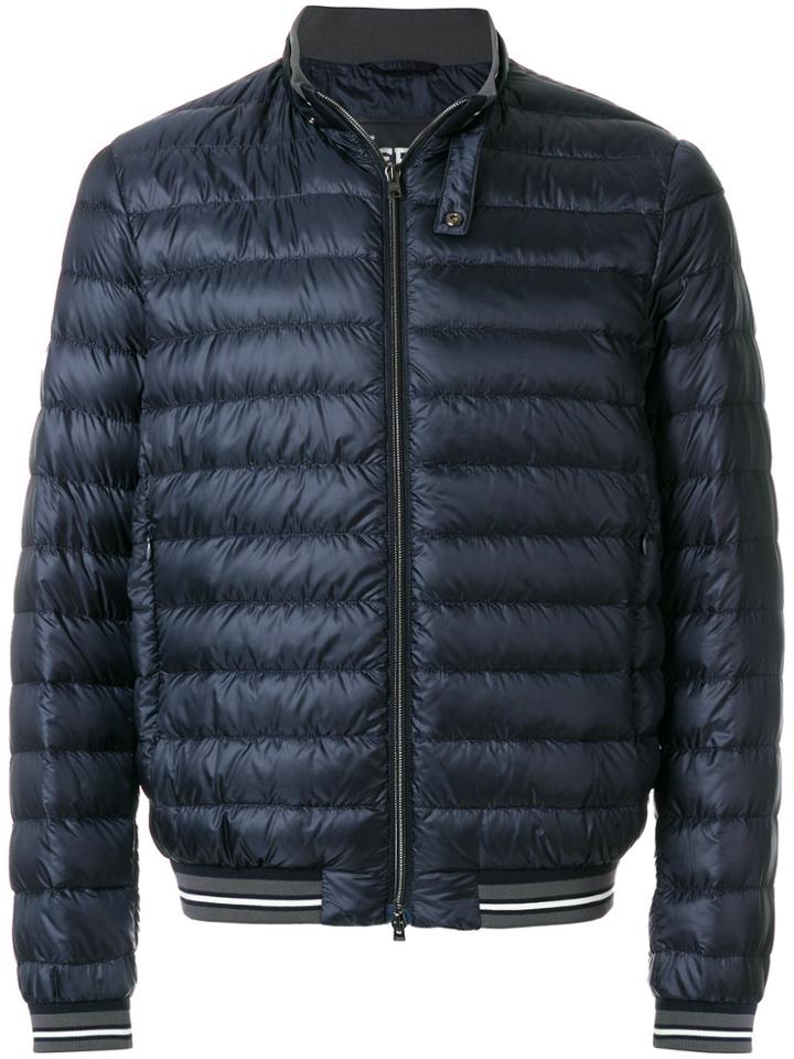 Herno Down Bomber Jacket - Blue