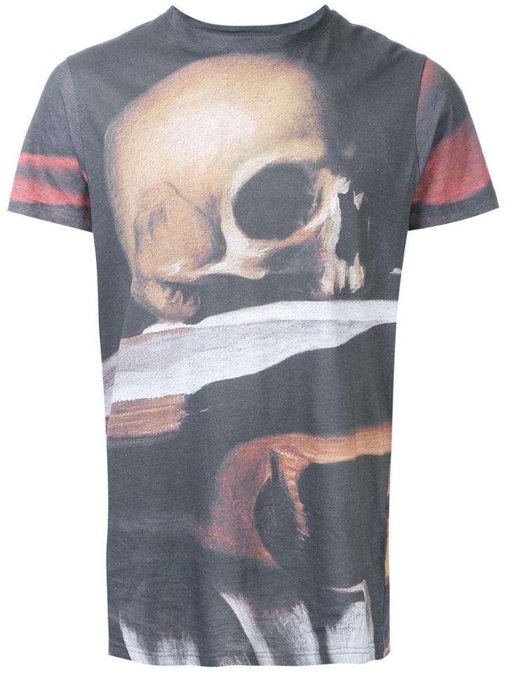 Matthew Miller 'marshall Skull' T-shirt - Grey