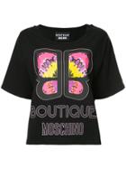 Boutique Moschino Graphic Print T-shirt - Black