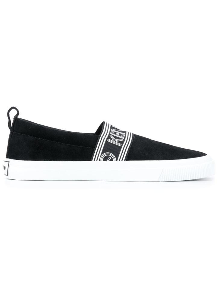 Kenzo Logo Tape Sneakers - Black