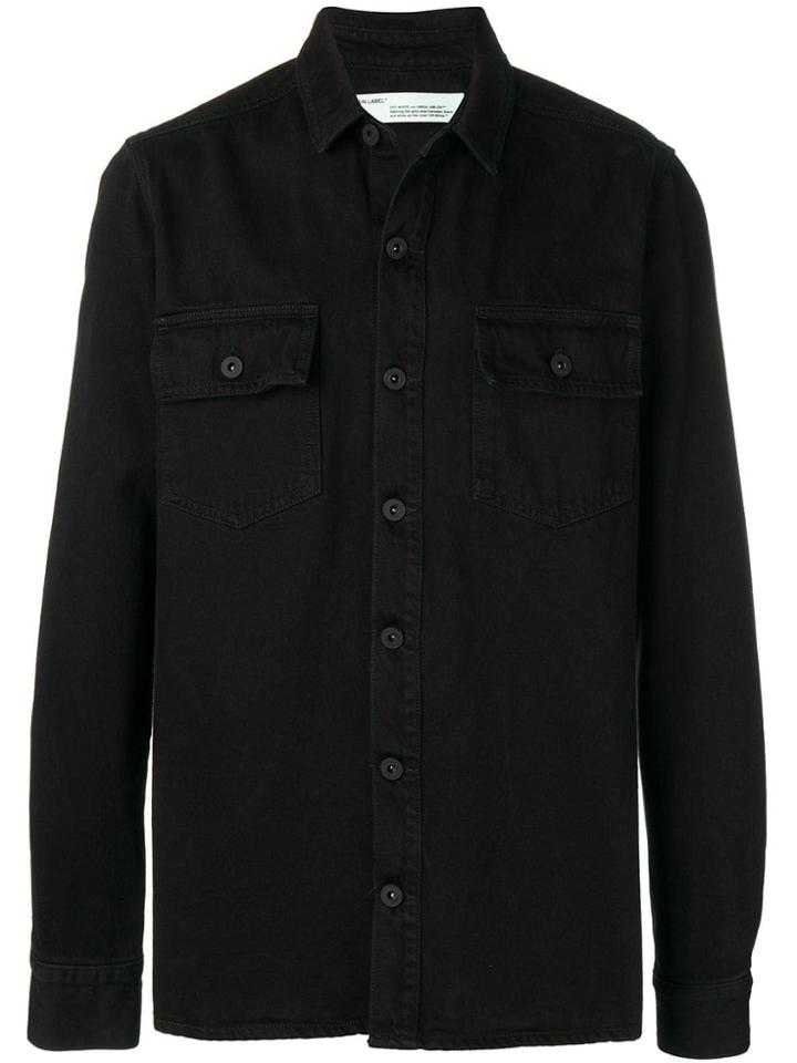 Off-white Impressionism Denim Shirt - Black