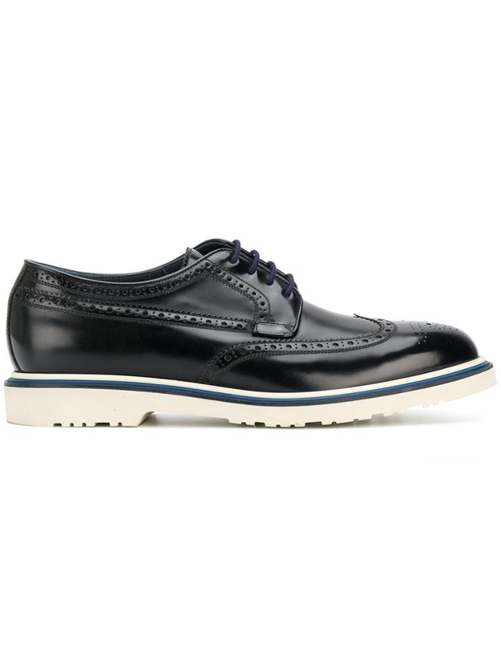 Paul Smith Contrast Brogue Shoes - Blue