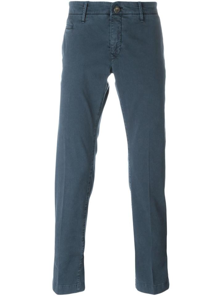 Jacob Cohen Slim-fit Trousers, Men's, Size: 31/34, Blue, Cotton/spandex/elastane