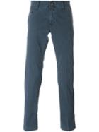 Jacob Cohen Slim-fit Trousers, Men's, Size: 31/34, Blue, Cotton/spandex/elastane