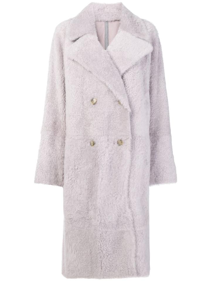 Yves Salomon Lacon Coat - Pink