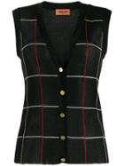 Missoni Buttoned Knit Vest - Black