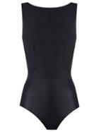 Haight Open Back Panelled Swimsuit, Women's, Size: P, Black, Polyamide/spandex/elastane