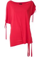 Tufi Duek Tied Blouse - Red