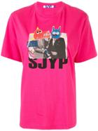 Sjyp Dino City Tee - Pink