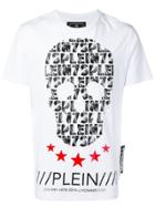Philipp Plein Logo Skull Print T-shirt - White