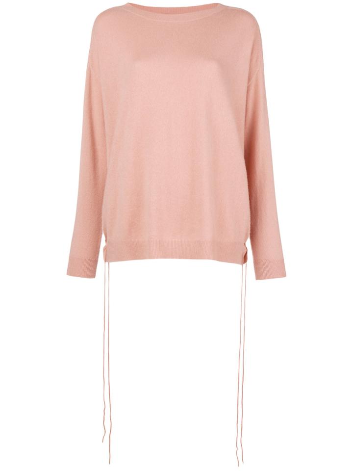P.a.r.o.s.h. Boat Neck Jumper - Nude & Neutrals