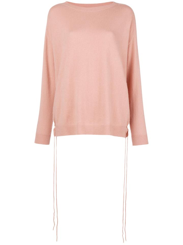 P.a.r.o.s.h. Boat Neck Jumper - Nude & Neutrals