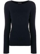 Roberto Collina Crew Neck Pullover - Blue