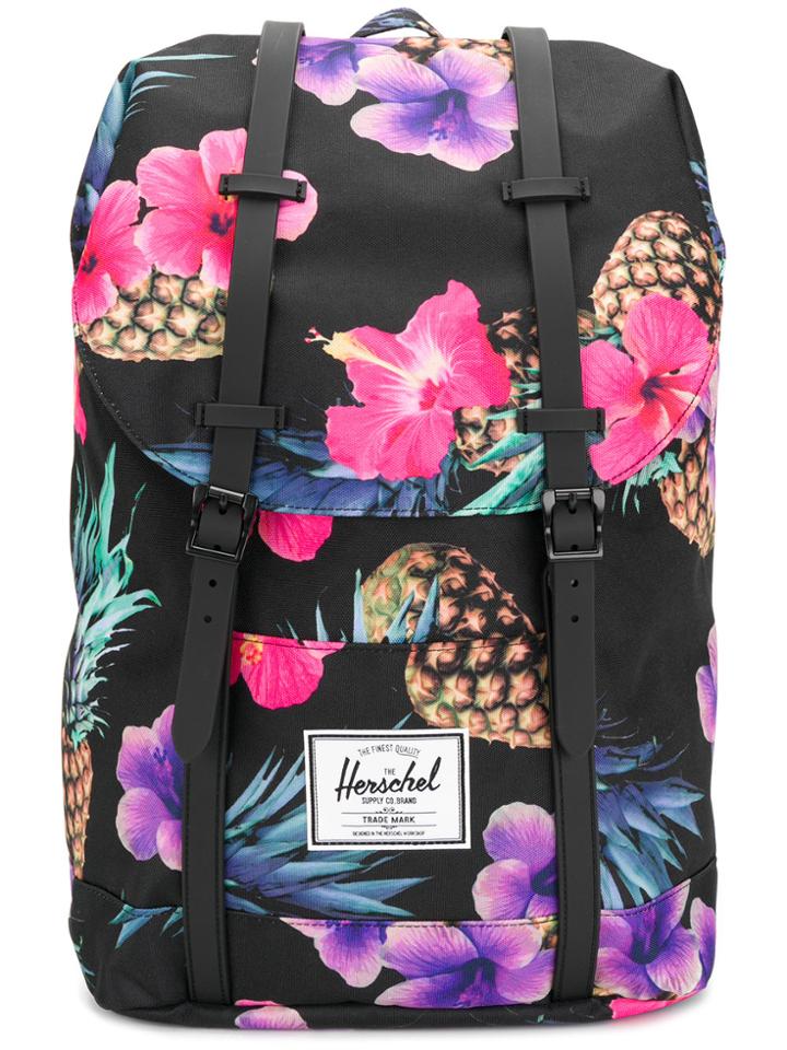 Herschel Supply Co. Floral Print Backpack - Black