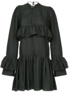 Matin Haarlem Ruffle Dress - Black