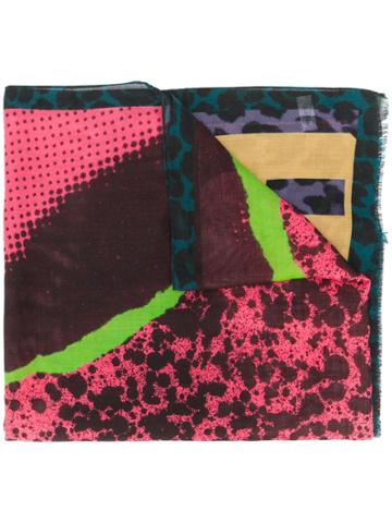 Paul Smith Printed Scarf - Pink