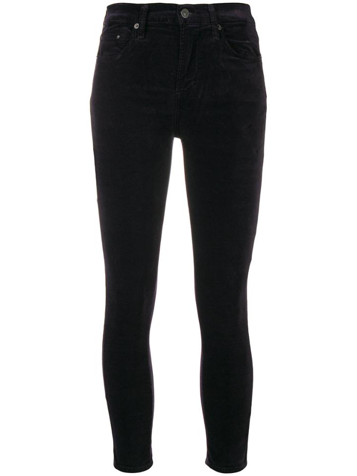Citizens Of Humanity Cropped Skinny Jeans - Pink & Purple