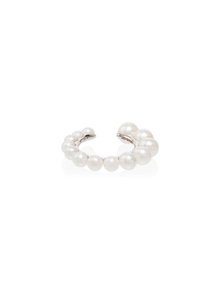 Yvonne Léon 18kt White Gold Pearl Ear Cuff