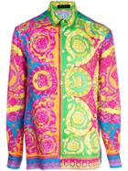Versace Technicolour Baroque Print Shirt - Multicolour