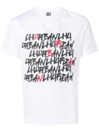 Les Hommes Urban Print T-shirt - White