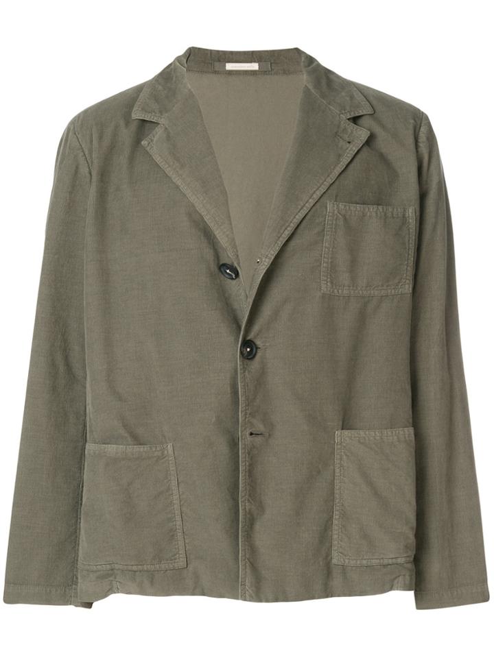 Massimo Alba Multiple Pockets Blazer - Green