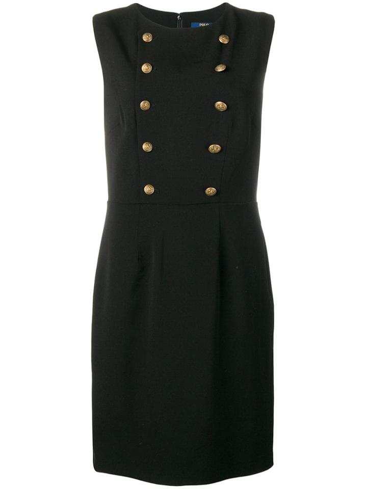 Polo Ralph Lauren Sleeveless Military Dress - Black