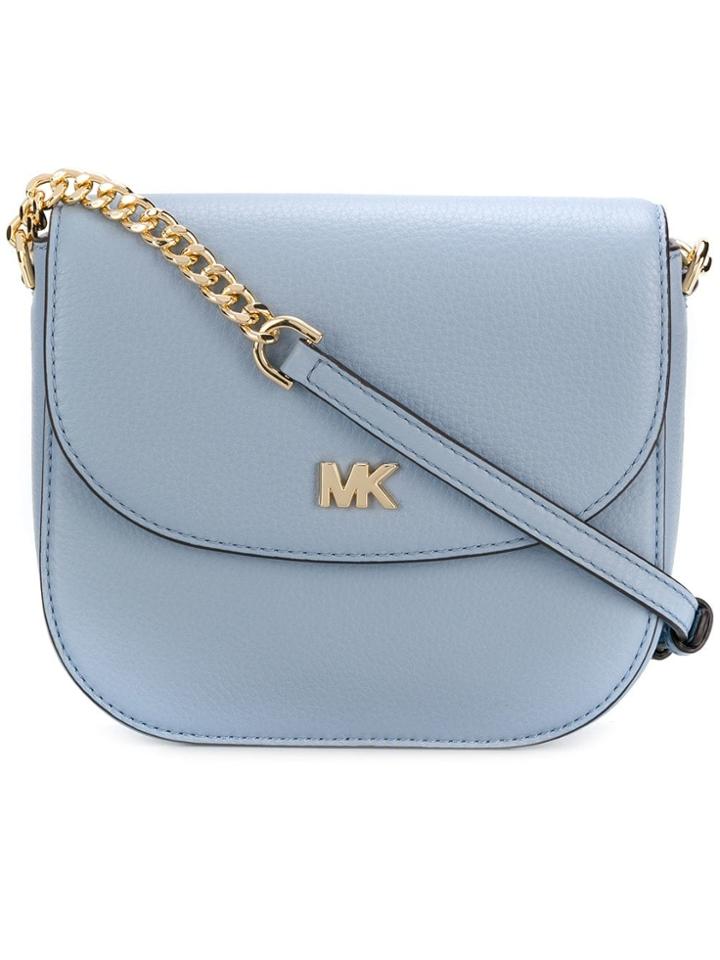 Michael Michael Kors Half Dome Crossbody Bag - Blue
