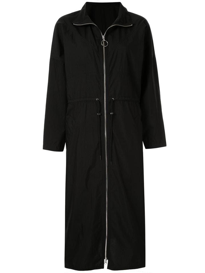 Le Ciel Bleu Drawstring Waist Maxi Dress - Black
