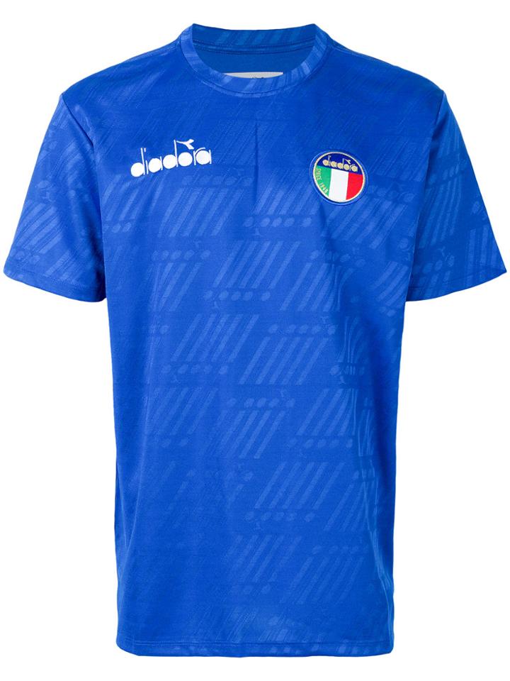 Diadora Logo Patch T-shirt - Blue