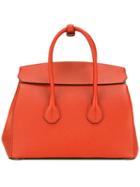 Bally - Double Straps Tote - Women - Calf Leather - One Size, Women's, Red, Calf Leather