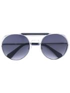 Ill.i.am - Round Frame Sunglasses - Unisex - Metal - 55, Grey, Metal