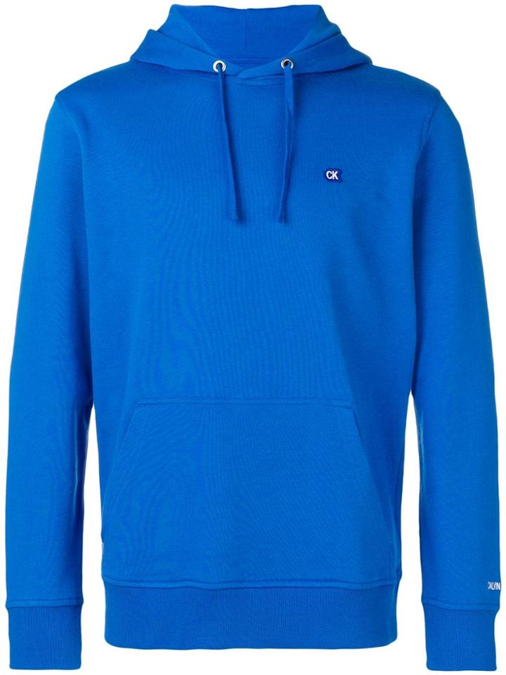Calvin Klein Jeans Classic Brand Hoodie - Blue