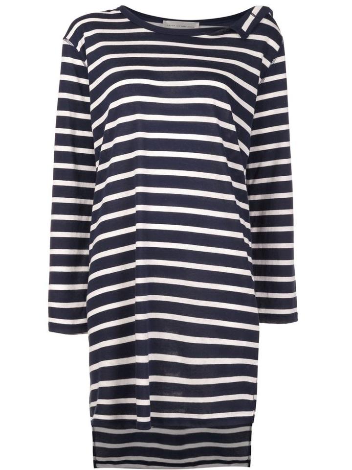 Faith Connexion Striped Sailor Dress, Women's, Size: Medium, Blue, Cotton