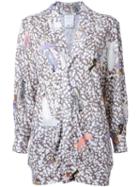 Theatre Products Multiple Print Cardigan, Women's, Brown, Tencel