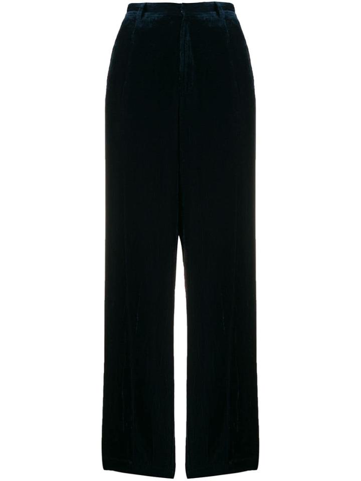 Forte Forte High-waist Tailored Trousers - Blue