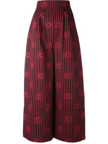 Alistair James - Spellbound Printed Culottes - Women - Cotton - 10, Red, Cotton