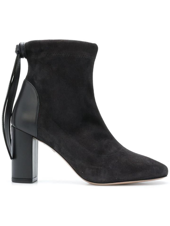 Stuart Weitzman Wolfe Ankle Boots - Grey