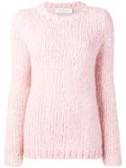 Gabriela Hearst Cashmere Knitted Sweater - Pink & Purple