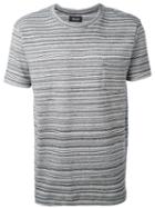 Howlin' - Striped T-shirt - Men - Cotton - Xl, Grey, Cotton