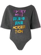 Circus Hotel Every Mist Bodysuit - Grey