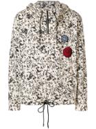 Cédric Charlier Printed Hooded Windbreaker - Nude & Neutrals