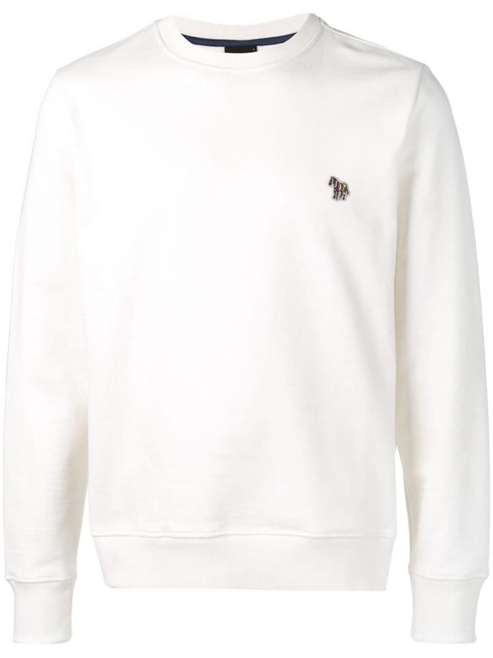Ps Paul Smith Crew Neck Sweatshirt - Neutrals