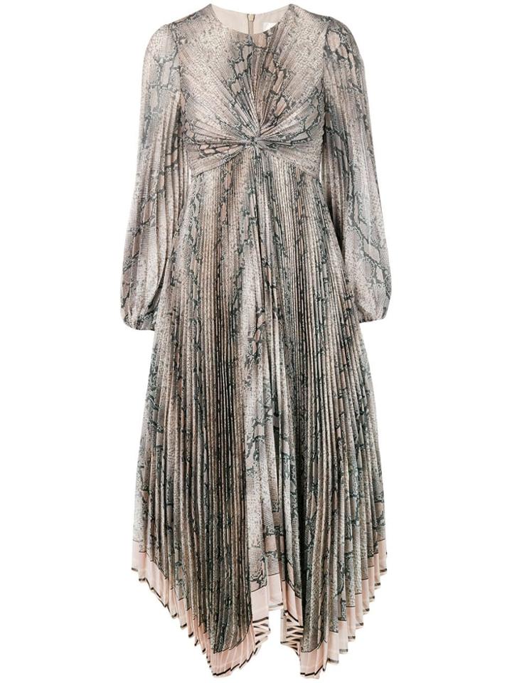 Zimmermann Python Print Dress - Neutrals
