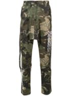 Haculla Camouflage Print Trousers, Men's, Size: 36, Green, Cotton
