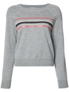 Grey Jason Wu - Striped Sweatshirt - Women - Wool - L, Wool