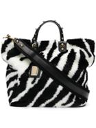 Dolce & Gabbana Zebra Print Tote - Black