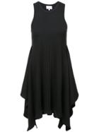 Kinly Sleeveless Asymmetric Dress - Black